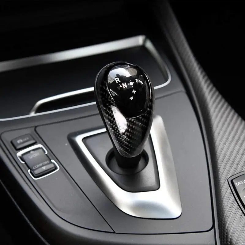 BMW Carbon Fiber Gear Shift Knob Cover